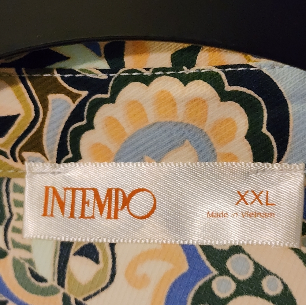 Intempo Paisley Print Long Sleeve Dress - Picture 4 of 4